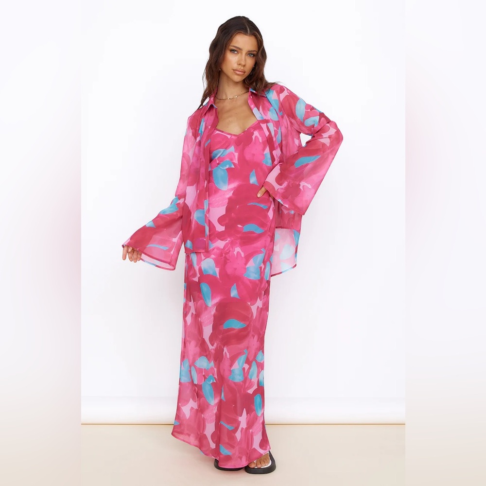 Fortunate One - Maxi Dress and Shirt SET
